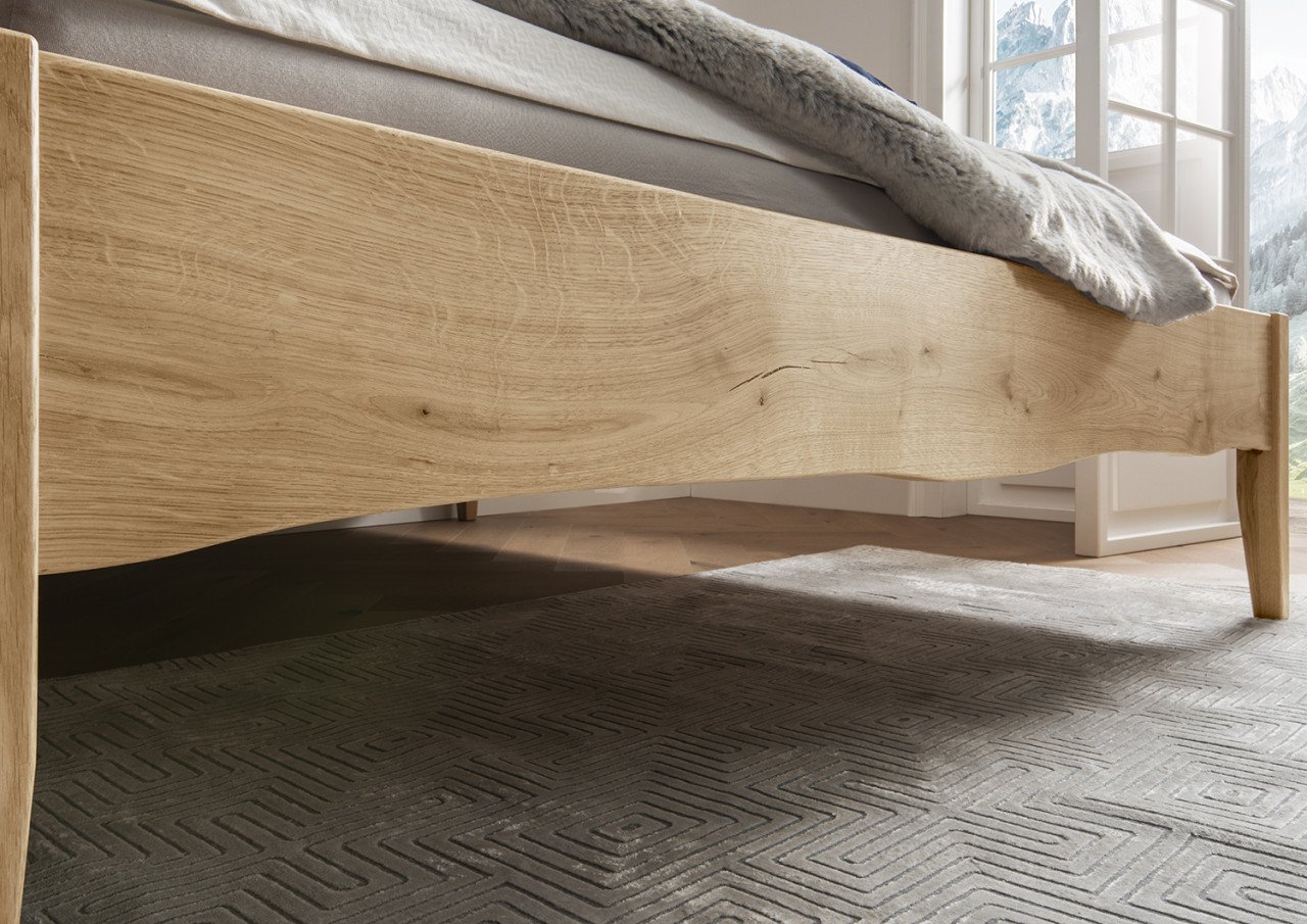 Comfort bed 140/ 160/ 180/ 200 cm. Massief Eiken of Beuken