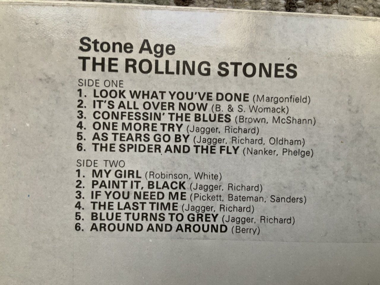 ROLLING STONES Stoneage