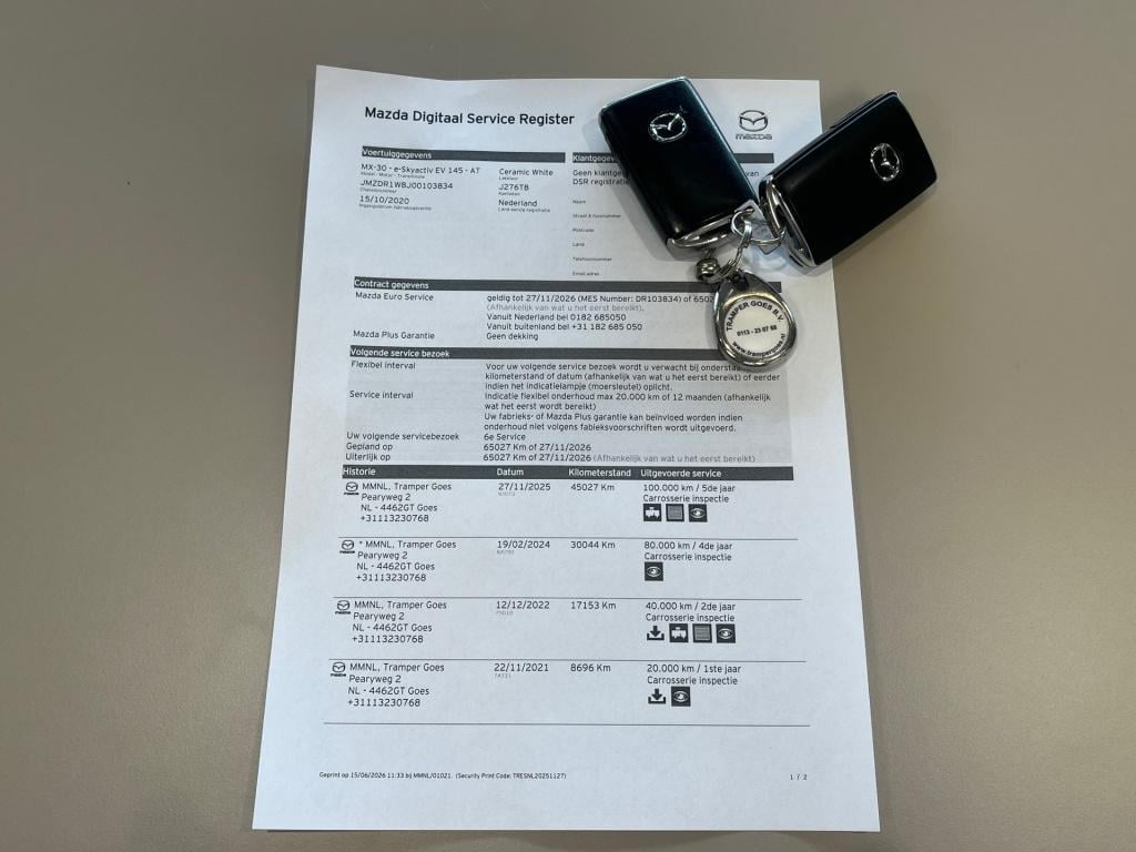 Mazda Mx-30 e-skyactiv 145 first edition 36 kwh|soh 91%|rijklaar