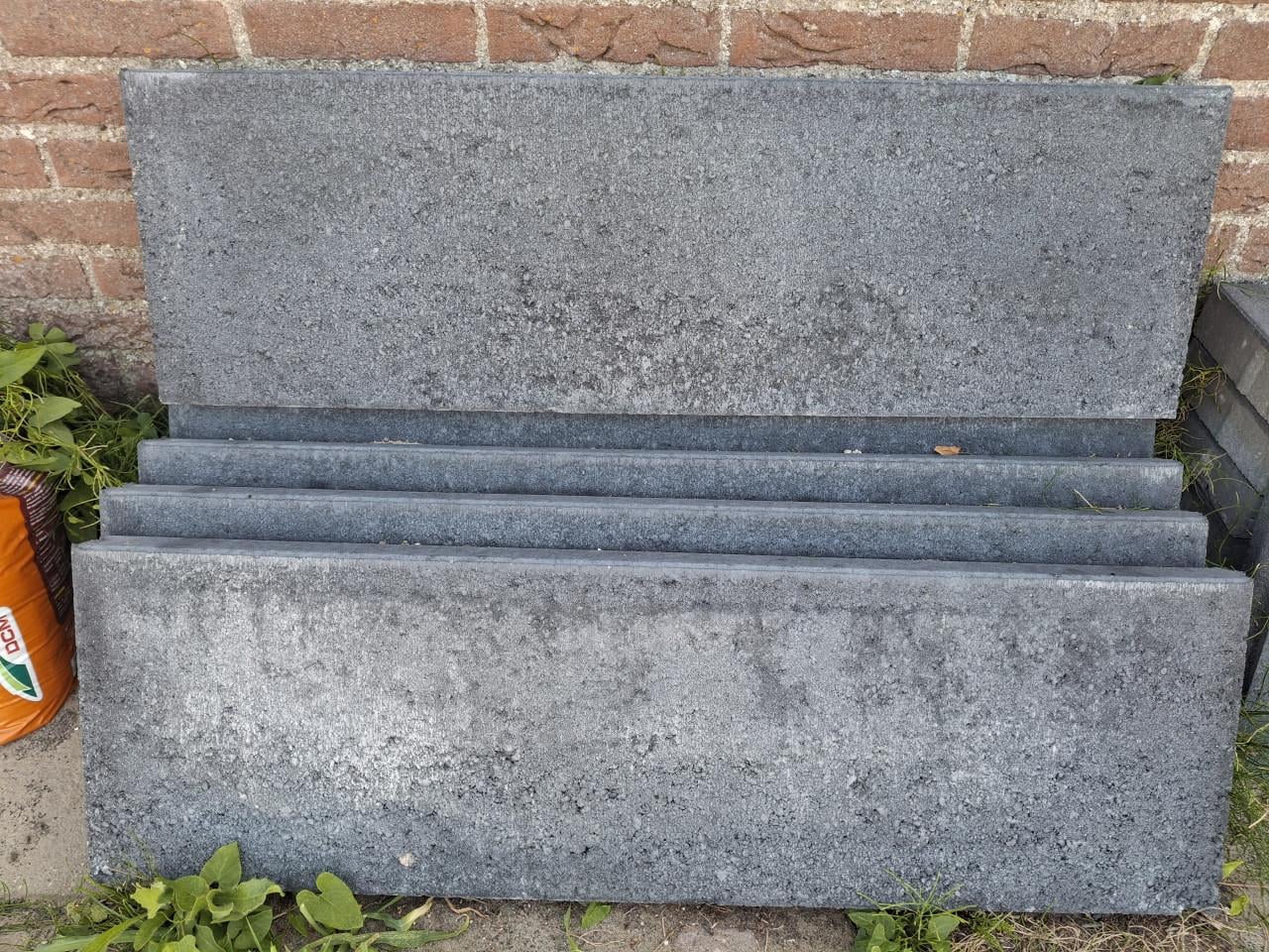 Opsluitbanden antraciet 6x30x100