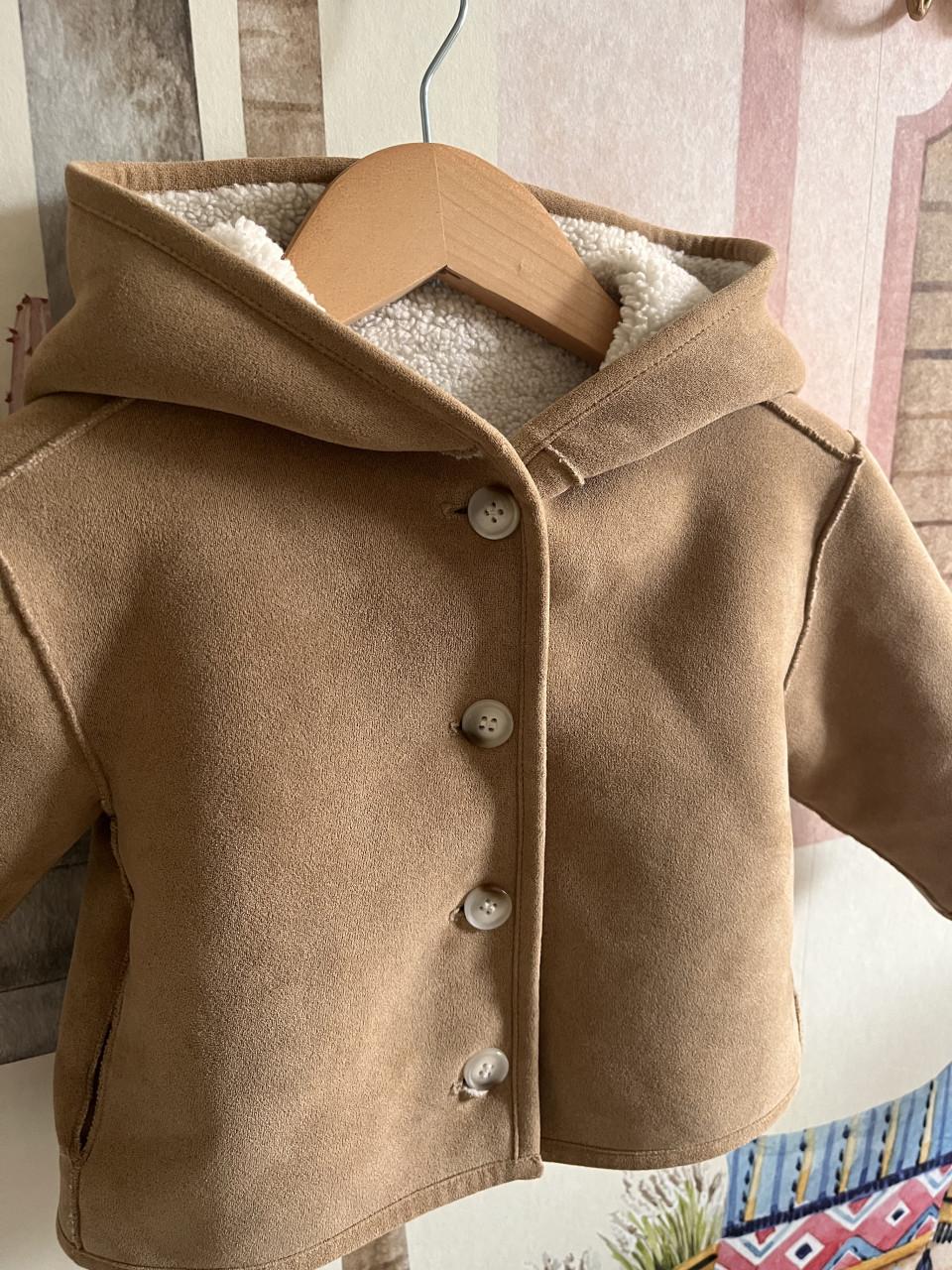 Reversible winterjas baby maat 74