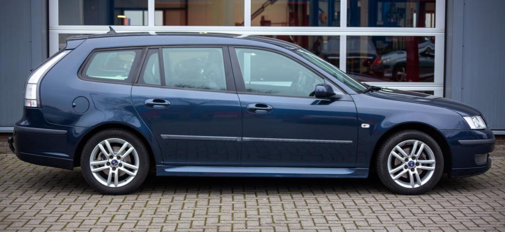 Saab 9-3 sport estate 1.8t linear, airco, cruise control, lage km stand