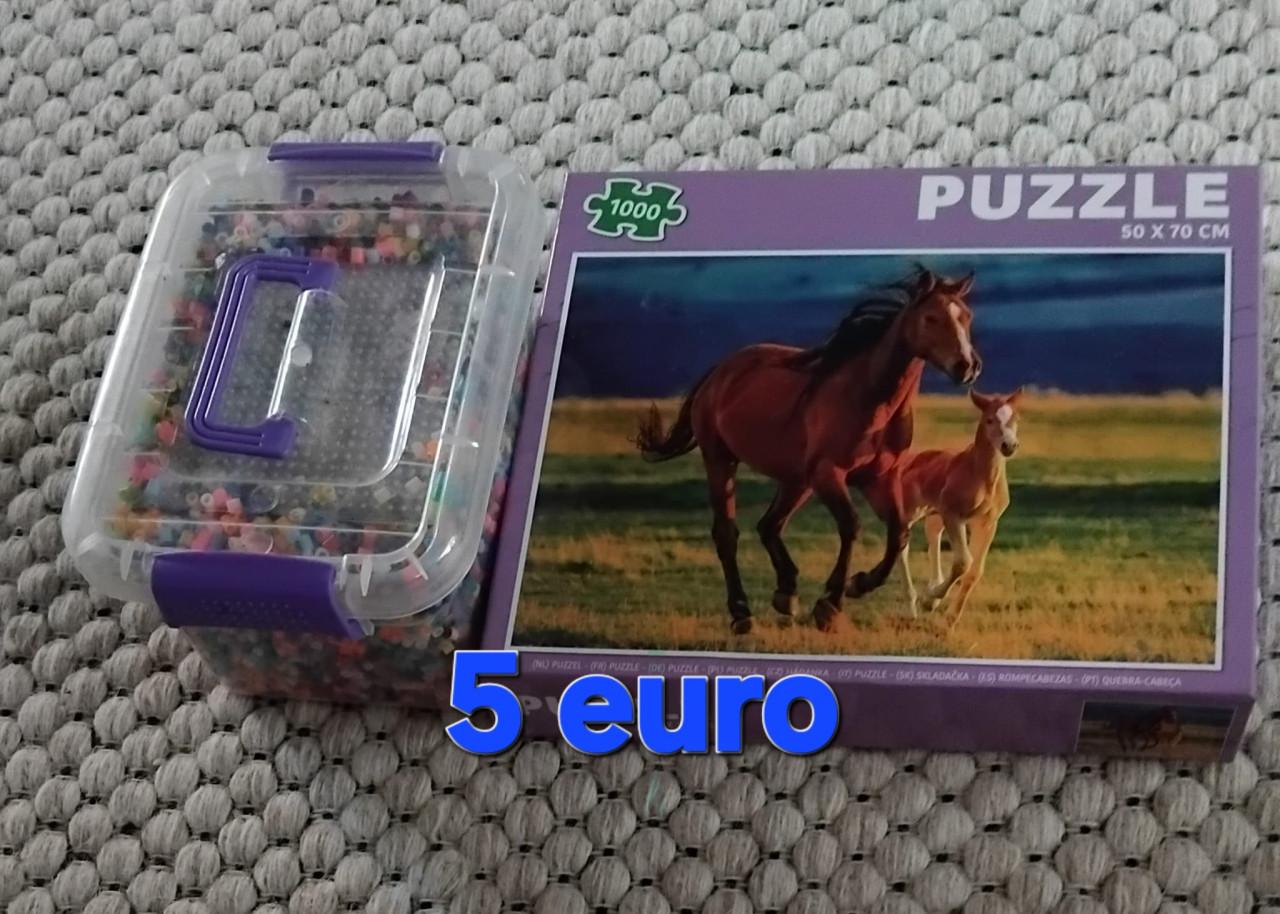 Puzzel en strijkkralen