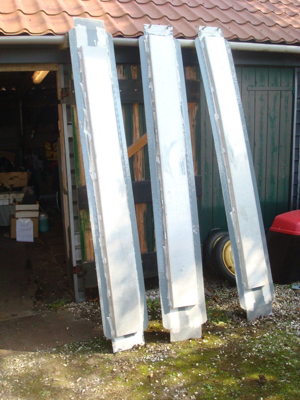 Aluminium oprijplaten 2,5 m extra breed