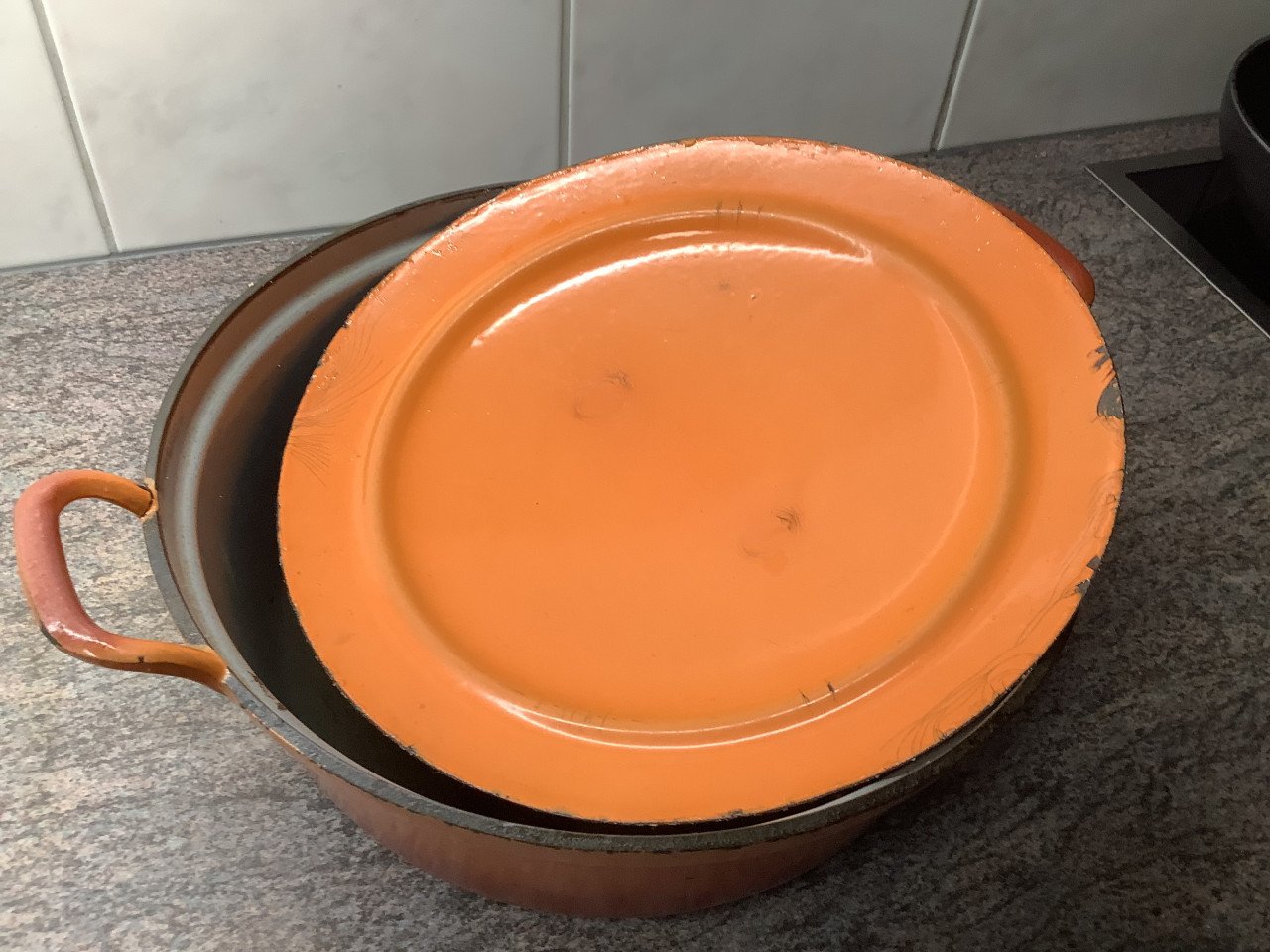 Emaille pan