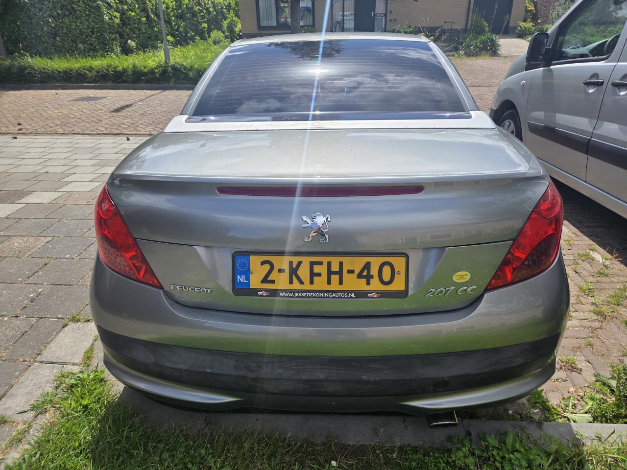 Peugeot 207cc 1.6vti 109000km cabrio