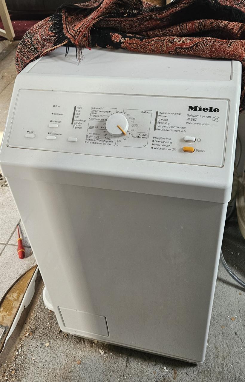Wasmachine Miele bovenlader