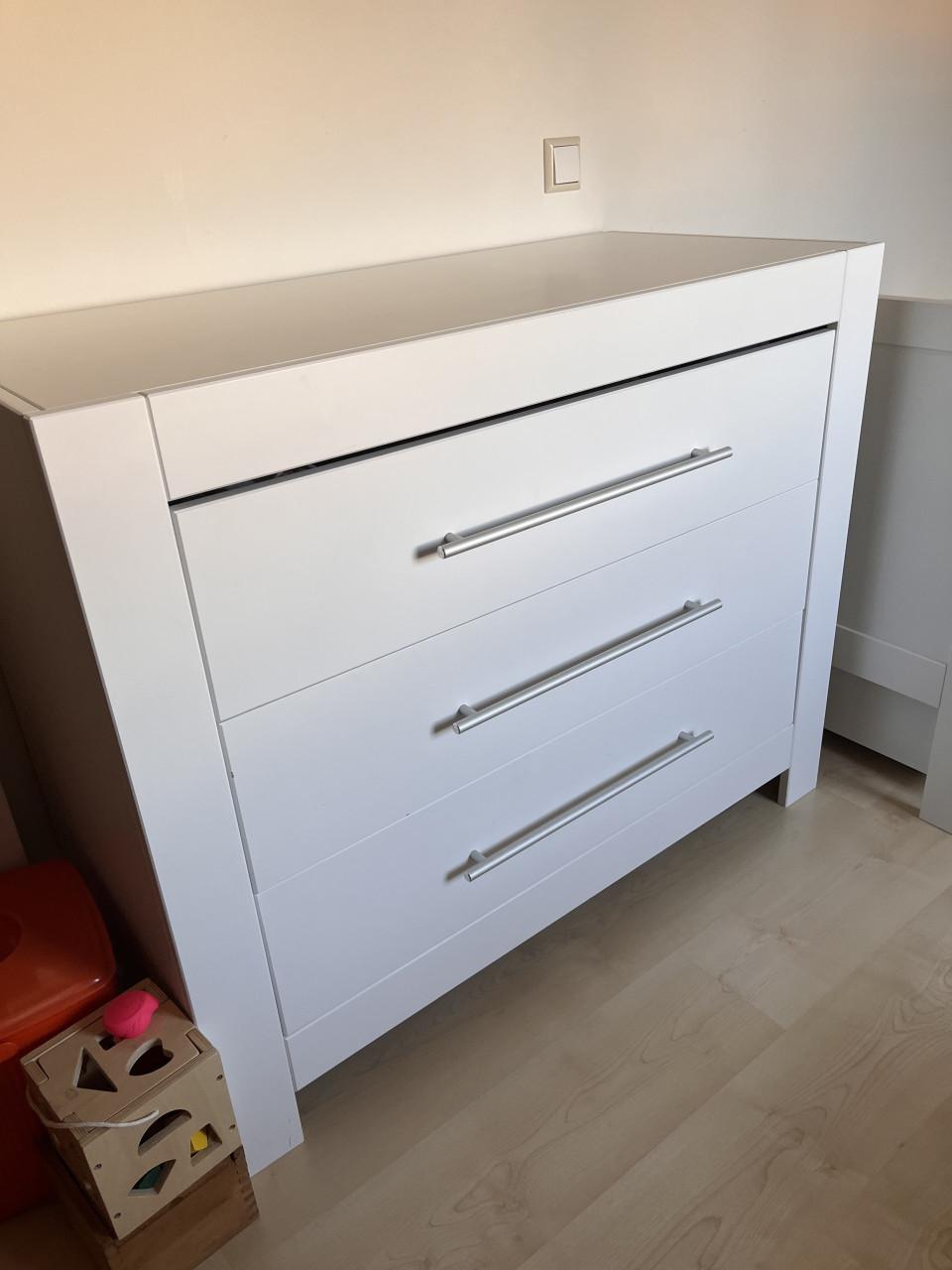 Babykamer Bopita - bed, commode en wandrekje
