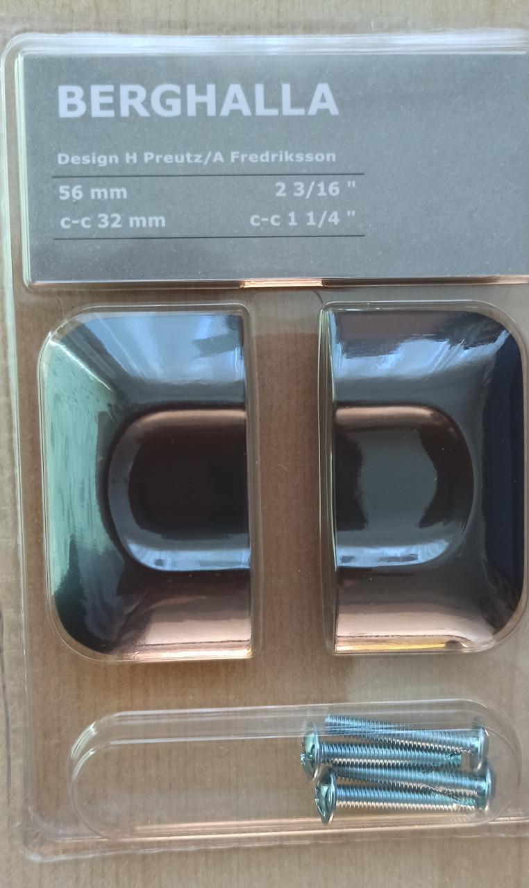 Ikea Berghalla handgreep, pack van 2 st., 12 packs beschikbaar