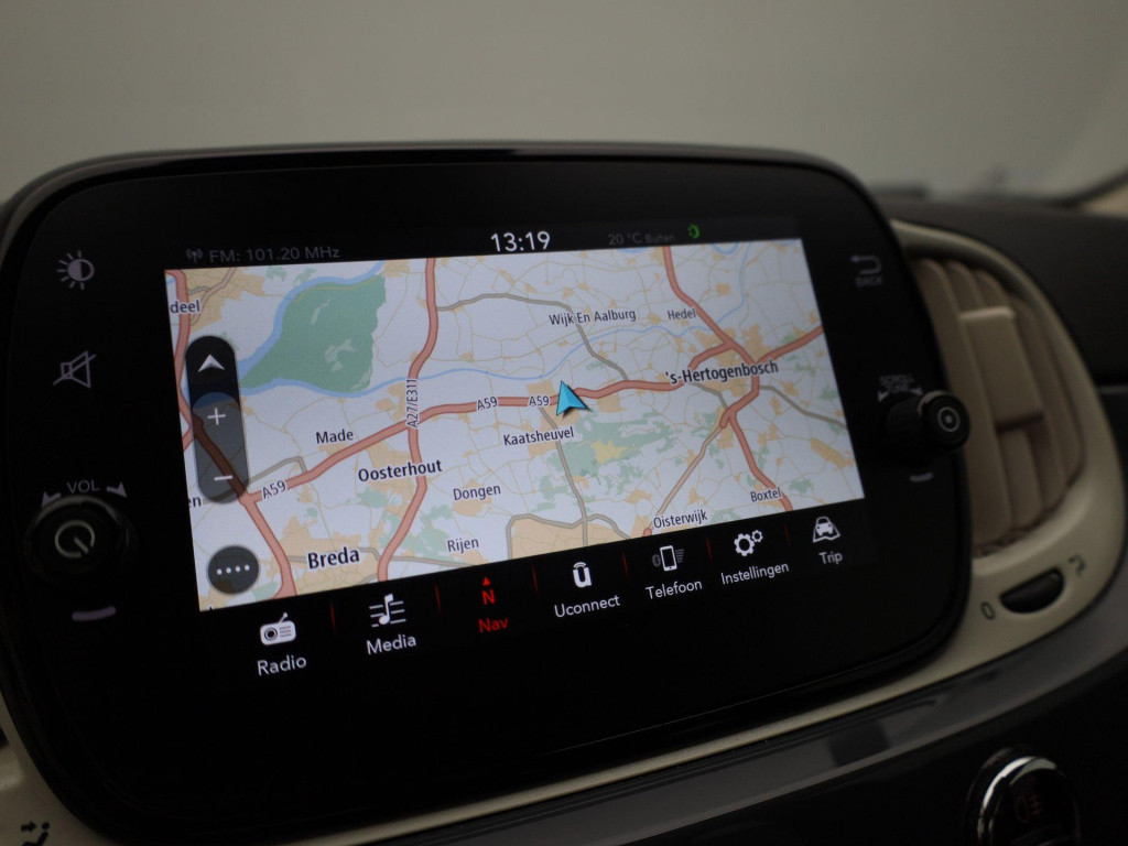 Fiat 500 1.0 hybrid lounge | lmv | parker sensoren | climate control | dab 