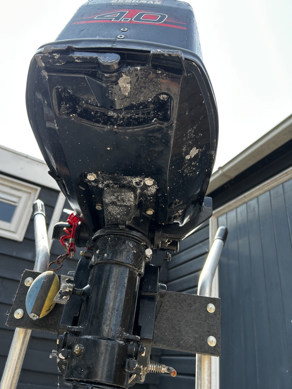 Rubberboot met motor