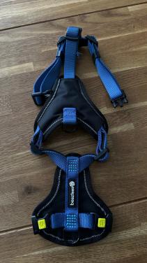 Honden tuigje riem blauw