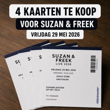 Tickets Suzan en Freek