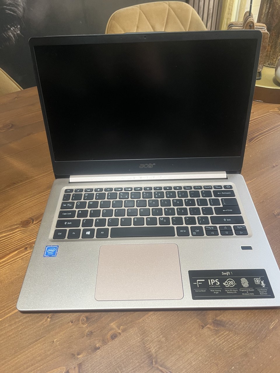 Acer Swift goudkleurige laptop