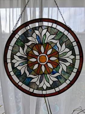 Te koop tiffany style glas in lood zonnevanger