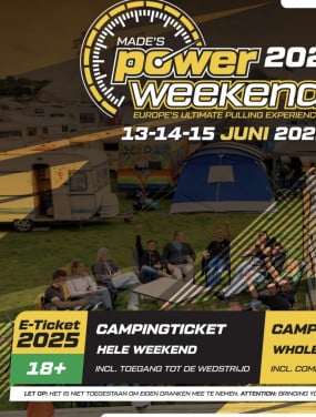 Made’s powerweekend camping ticket 18+