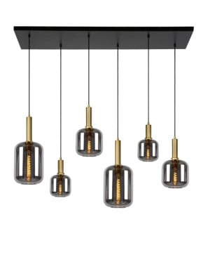Hanglamp rookglas
