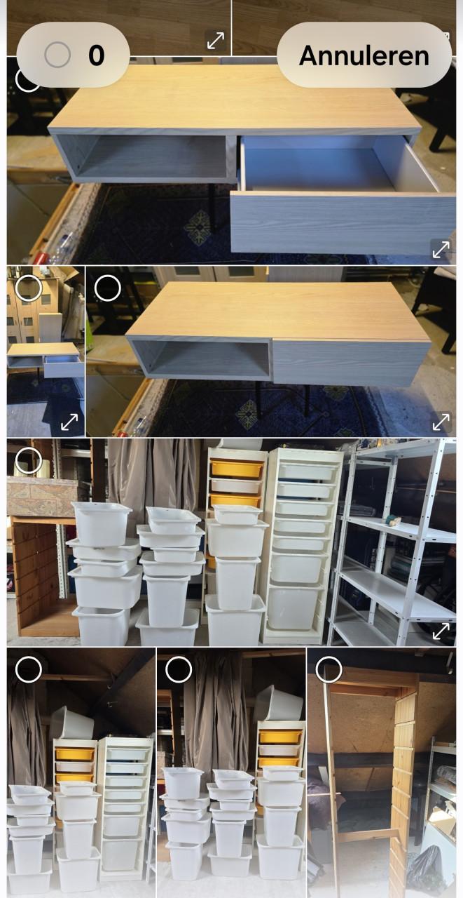 Ikea Trofast kasten met veel bakken