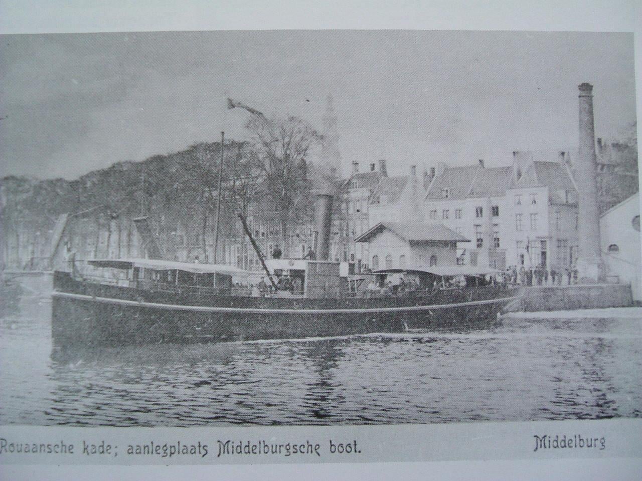 Stoomvaart op Middelburg, veerdiensten op de Zandkreek.