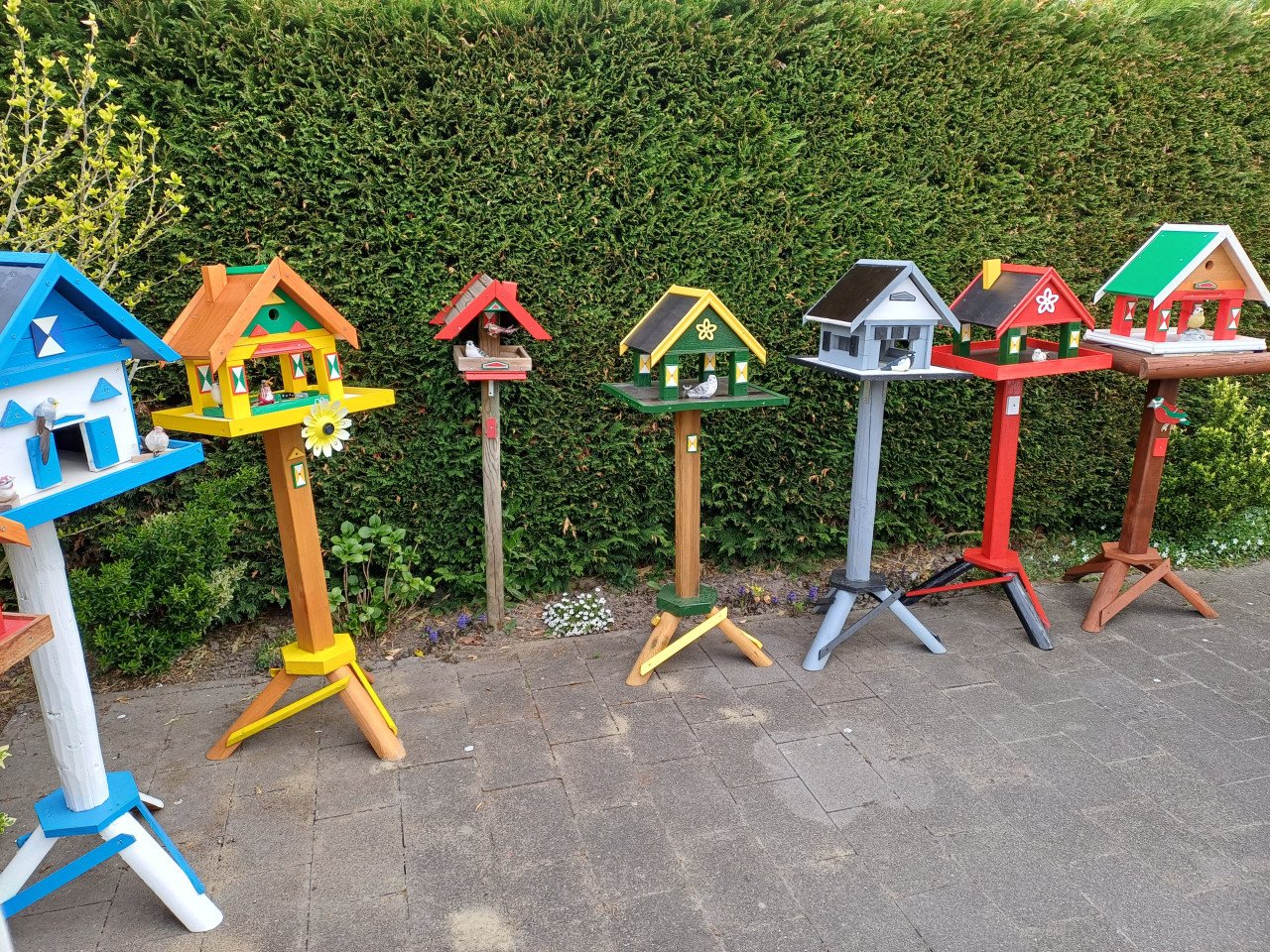 Vogelhuisjes te kust  & te keur [ zie foto;s ]
