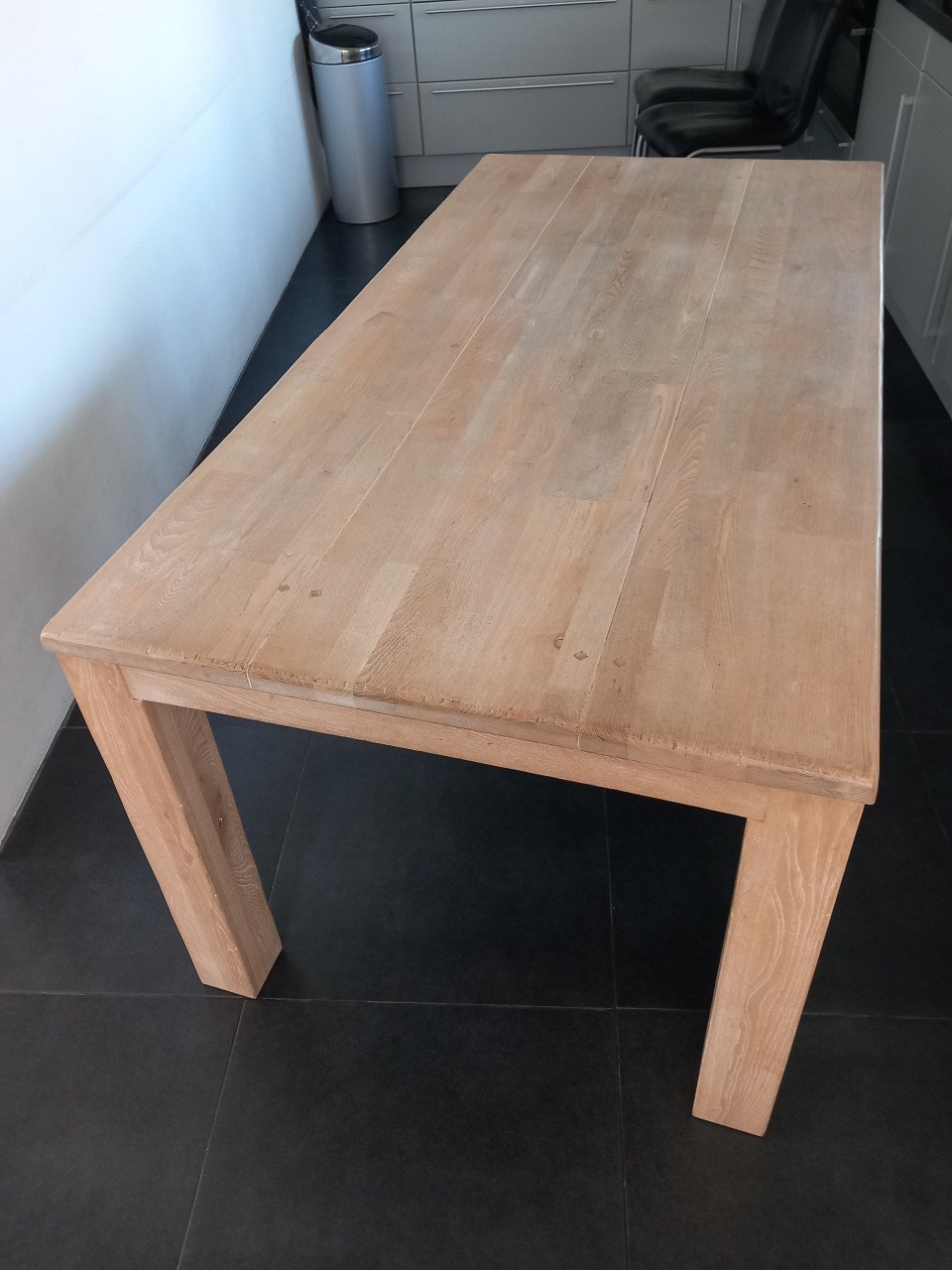 Massief eiken tafel