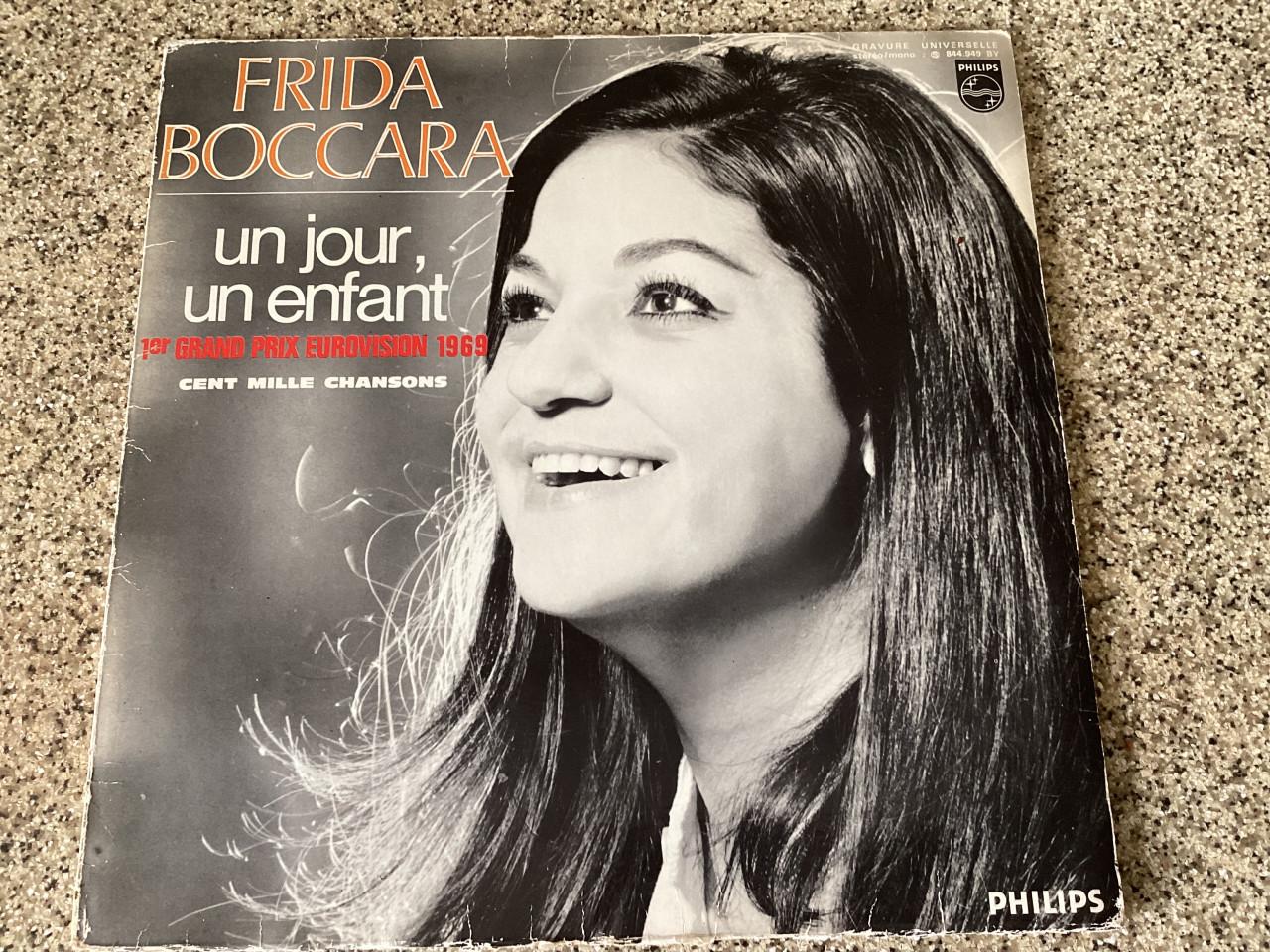 Verschillende LP’s van Frida Boccara.