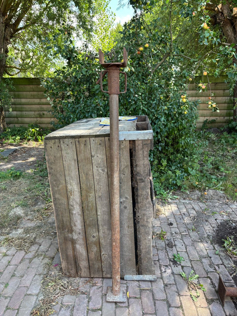 Stempels in hoogte verstelbaar