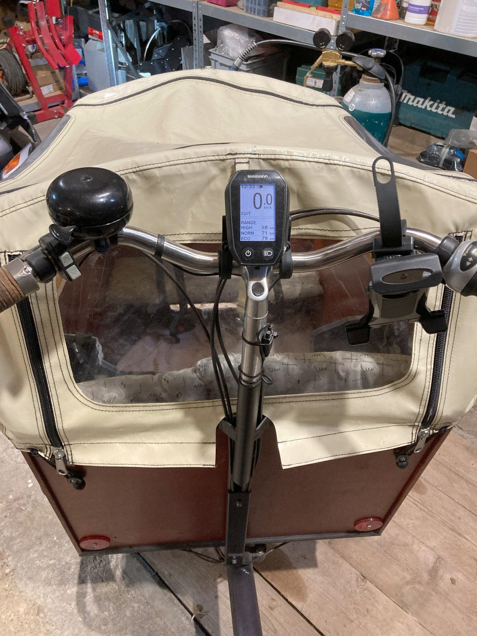 Te koop goede bakfiets met ondersteuning