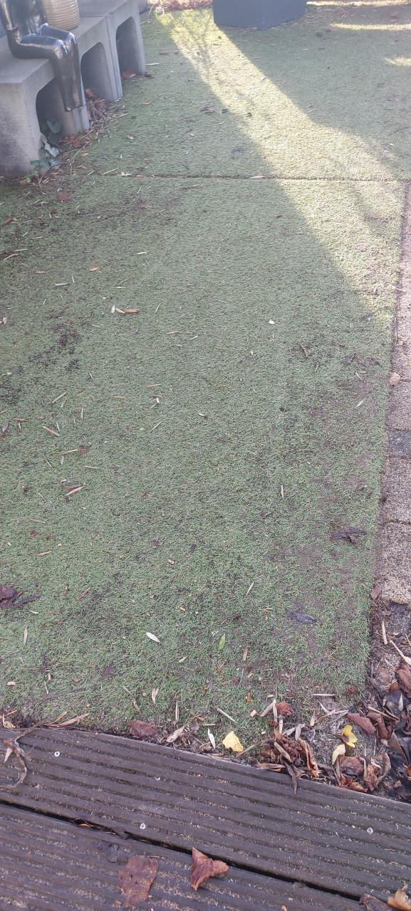 Gratis Kunststof grasmat 3st