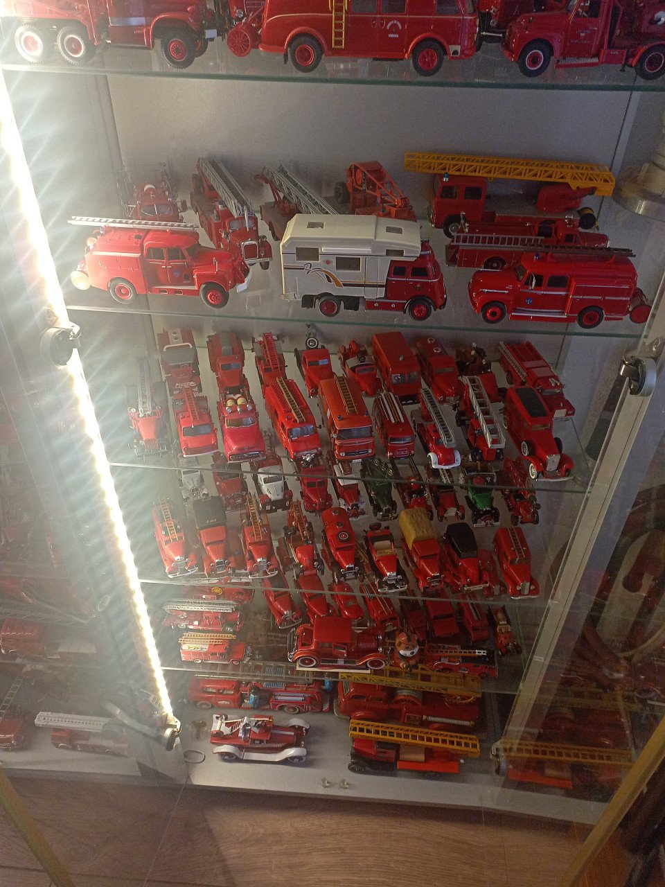 Complete modelauto verzameling brandweer