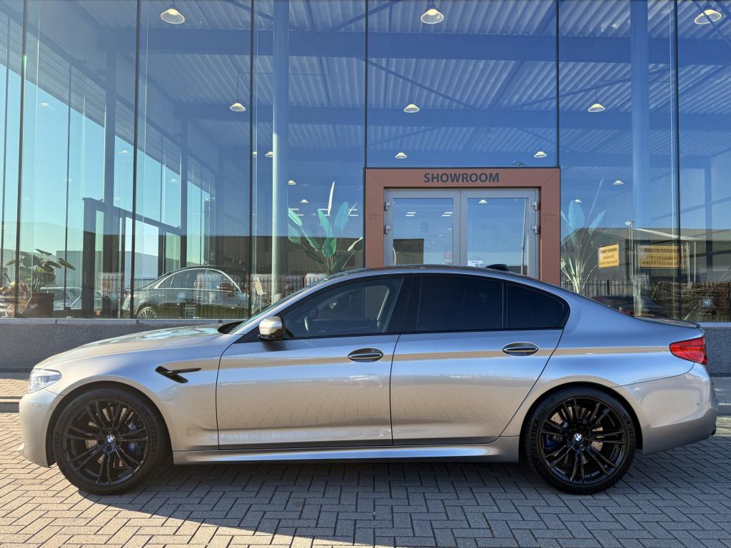 BMW M5 5-serie | b&w | head-up | memory | carbon | 360 | rear entertainment