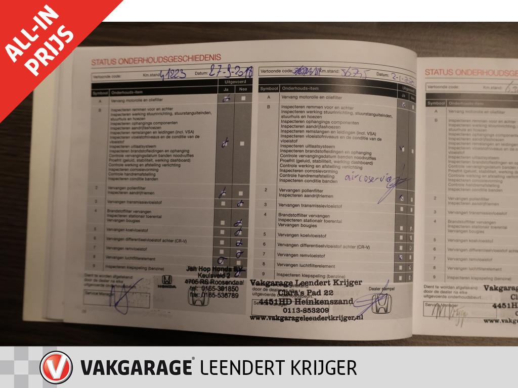 Honda CR-V 2.0 elegance 12 maanden bovag garantie | rijklaarprijs