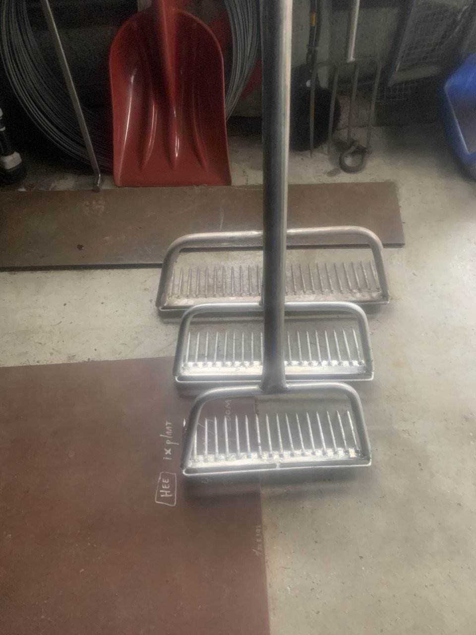 Nieuwe RVS kokkelharken