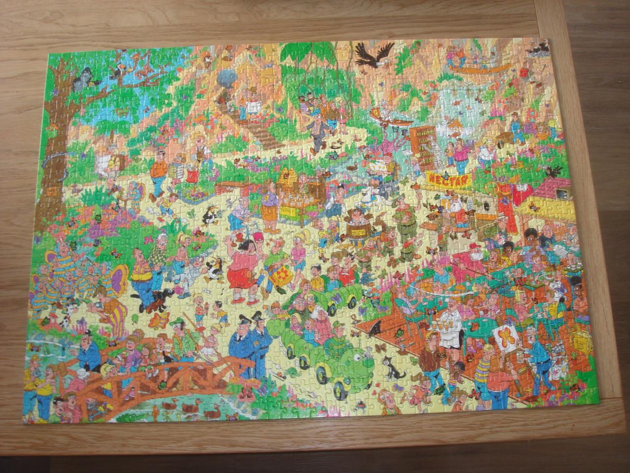 Te koop Complete Jan van Haasteren puzzel Vrolijke fladderaars 1000 stukjes