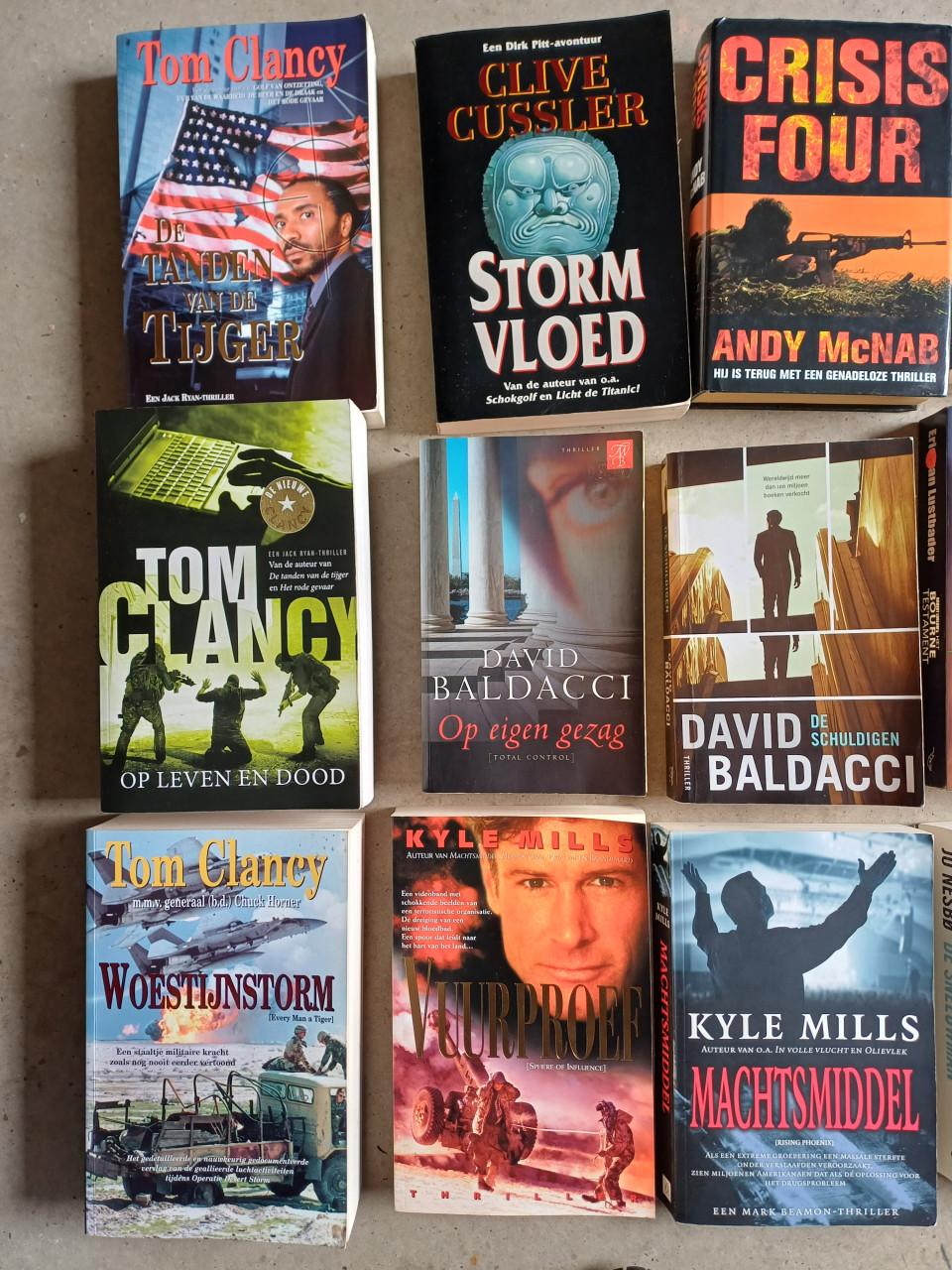 Thrillers 1 euro per stuk
