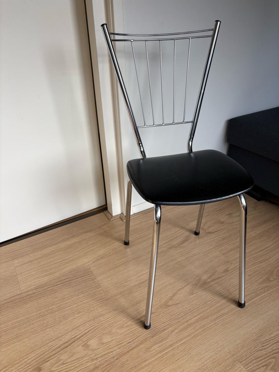 Vintage bureau Formica, met stoel