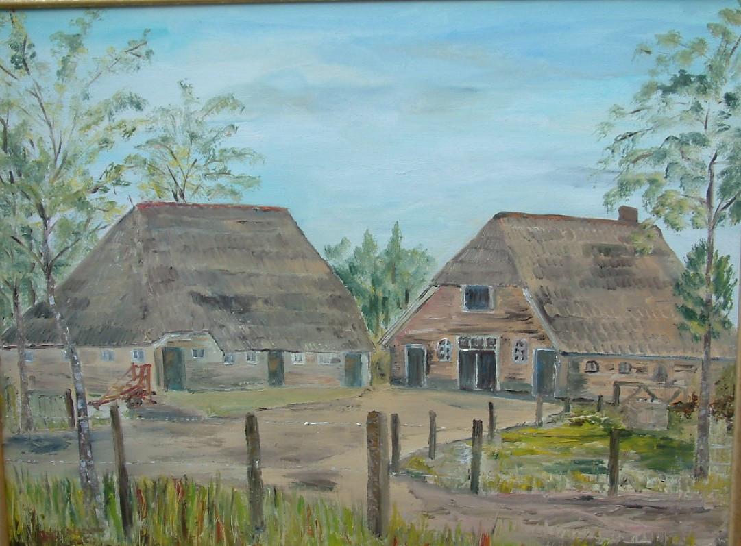 Boerderij  rieten dak