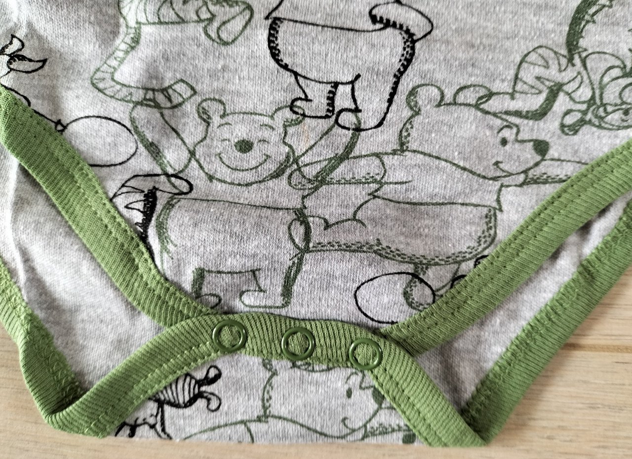 Disney romper Winnie the Pooh grijs maat 74/80