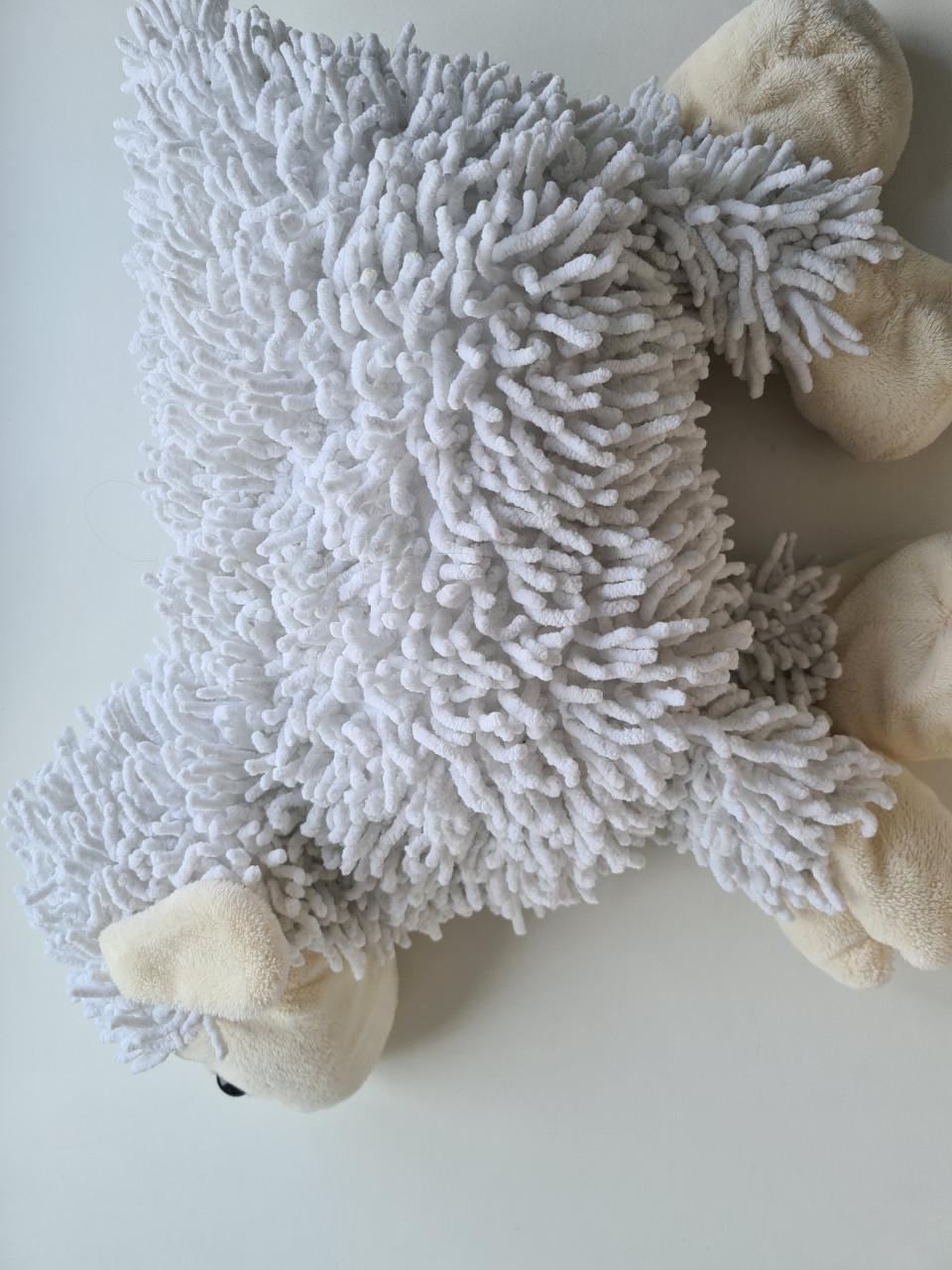 Zacht wit knuffeldier schaap , 30 - 40 cm