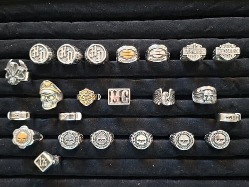 23 NIEUWE Biker Ringen