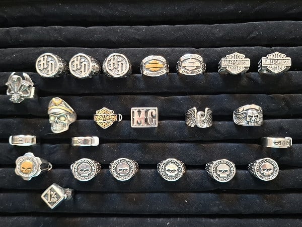 23 NIEUWE Biker Ringen