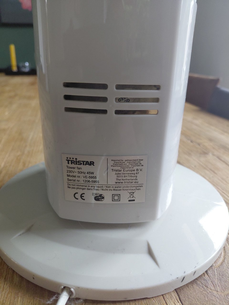 Zuil ventilator