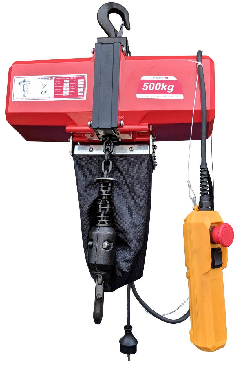 Elektrische kettingtakel, hijstakel, bouwtakel, lier 150kg - 500kg
