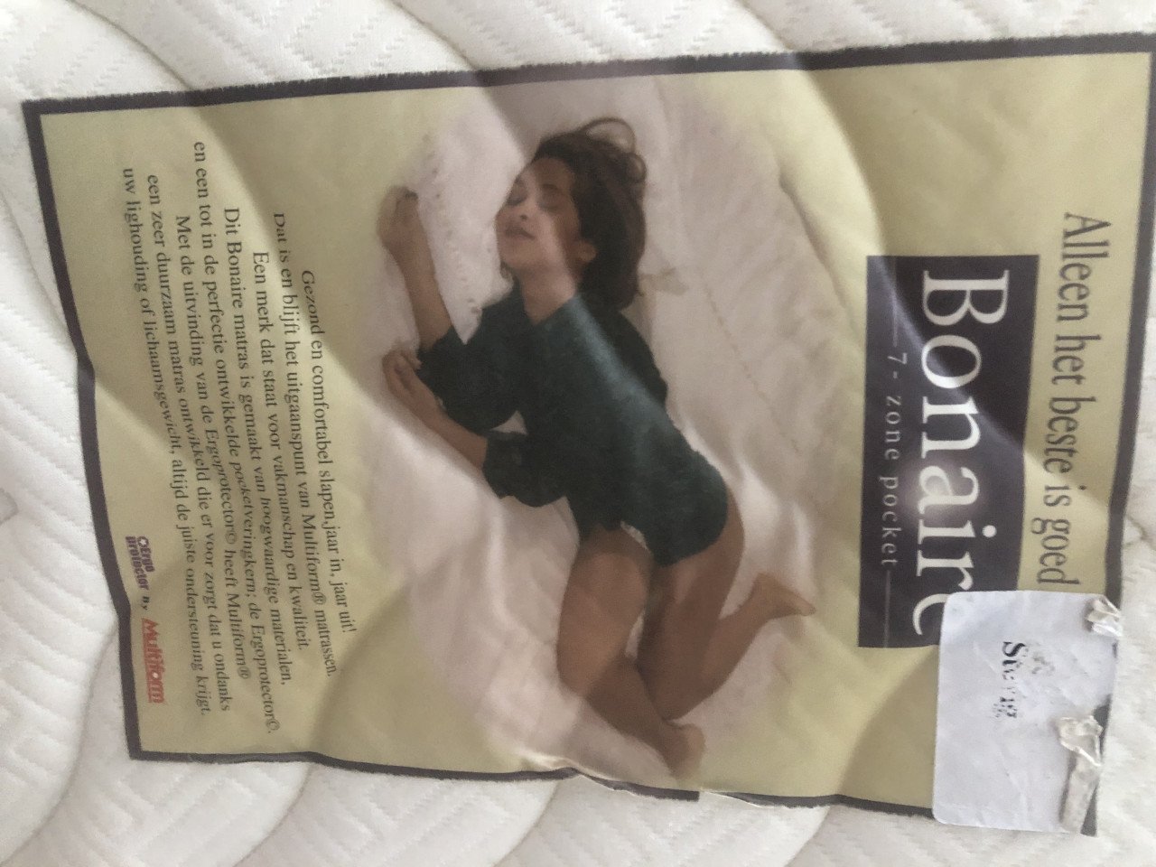 Elektrisch verstelbaar bed bodem incl matras