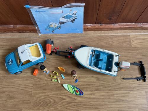 Playmobil 6864 puck-up met speedboot