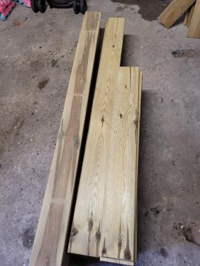 Nieuw partij tuinhout