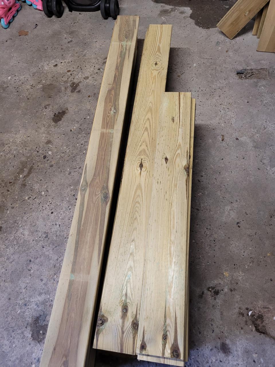 Nieuw partij tuinhout