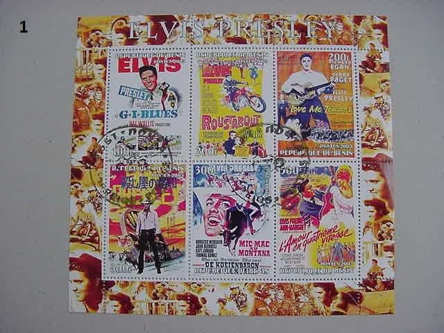 Elvis Presley Postzegelvelletjes