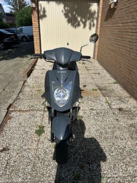 Kymco agility 12 inch fat blauw kenteken