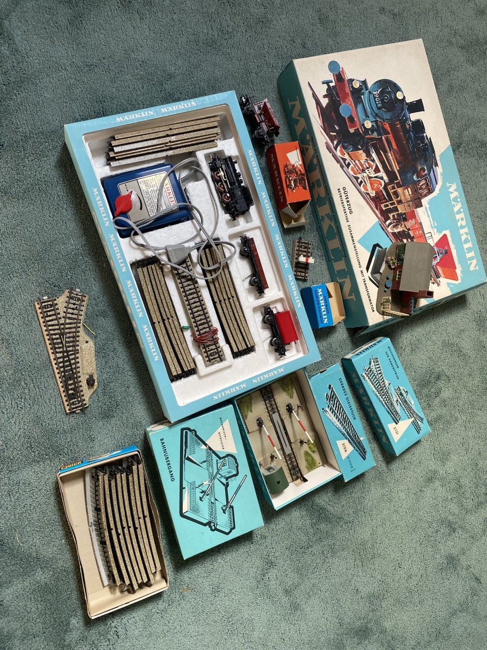 Verkocht Märklin treinset basis met paar extra’s